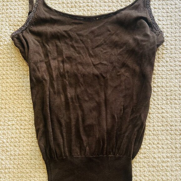 Sexy NWT Vintage Beaded Backless Top by Nicholas K - Picture 4 of 6